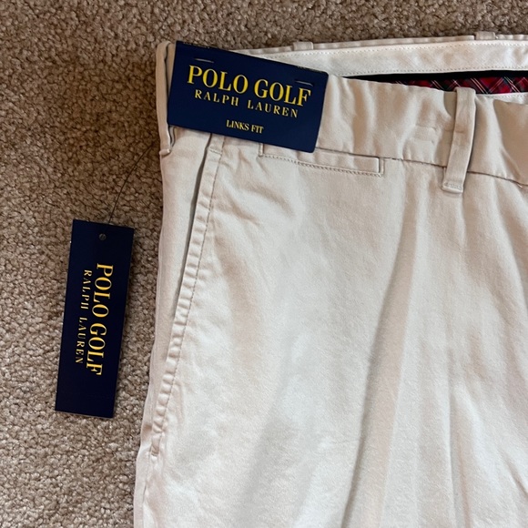 Mens Polo Ralph Lauren Golf Pants Links Fit Color Sand Size 36/34 - Picture 3 of 7